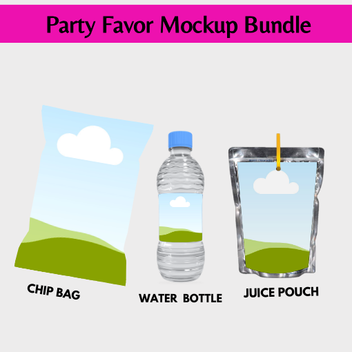 PARTY FAVOR MOCK UP