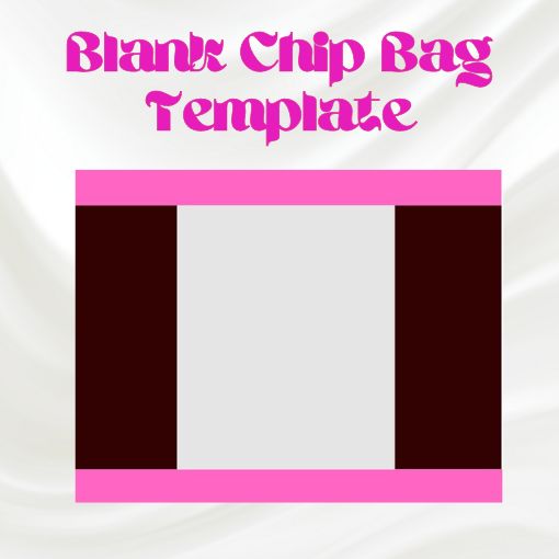 Blank Chip Bag Template