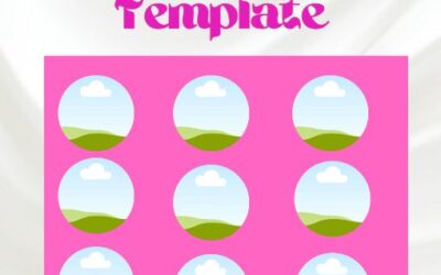 Blank Cupcake Label Template