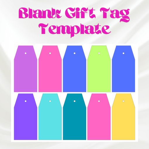 BLANK GIFT TAG TEMPLATE